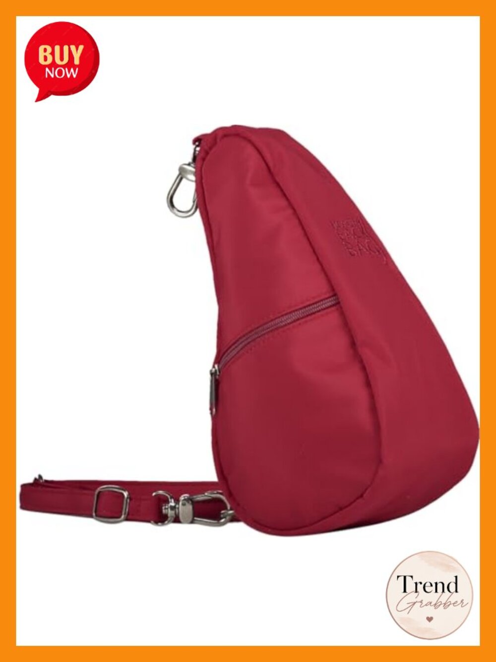 Microfiber Crossbody Sling Bag Ergonomic Small Shoulder Bag